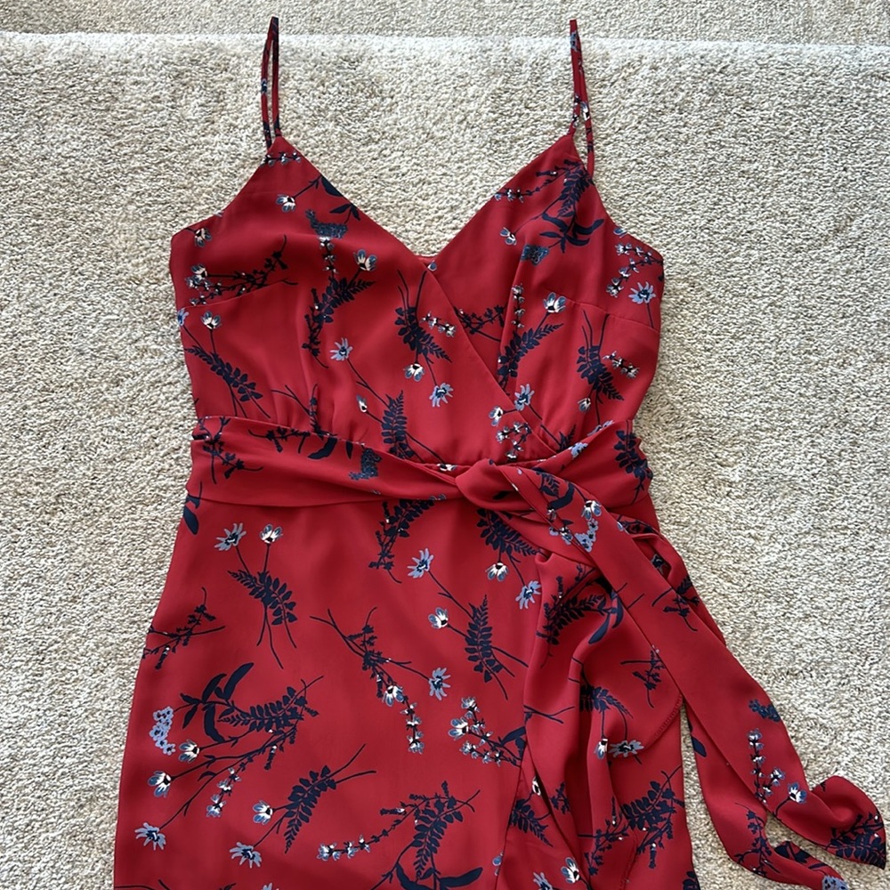 J. Crew Drapey Ruffle Faux Wrap Dress - Picture 4 of 10